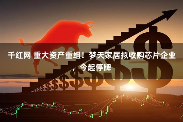 千红网 重大资产重组！梦天家居拟收购芯片企业，今起停牌